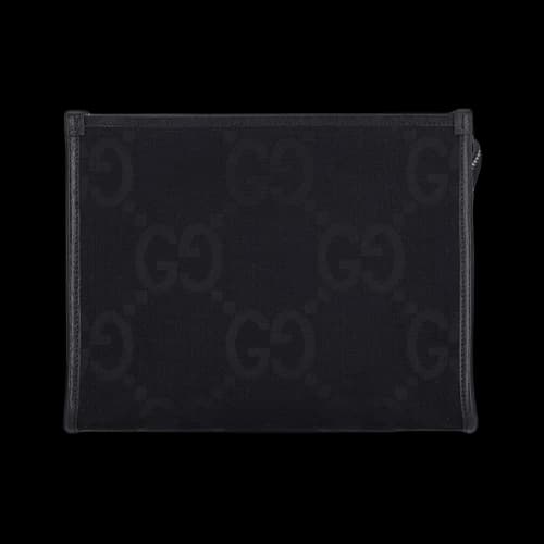 Gucci Pouch Jumbo 'GG' Black