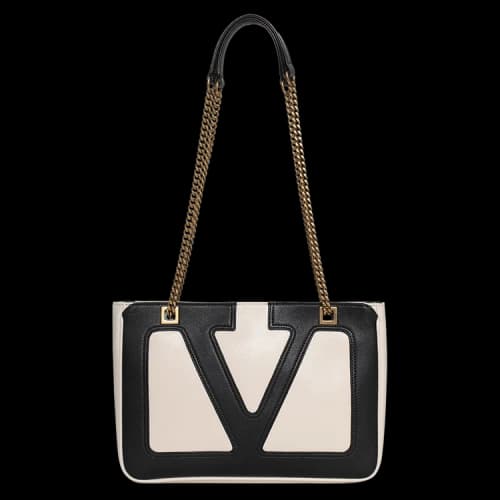 Valentino Viva Superstar Shoulder Bag 'Butter White/Black'