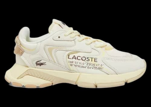 Lacoste L003 Neo 125 3 SFA Off White Light Brown (Women's)