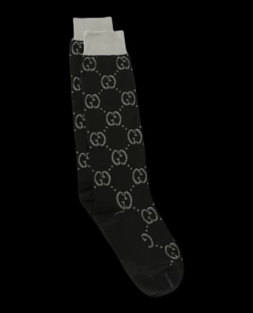 Gucci GG Colorblock Socks Black