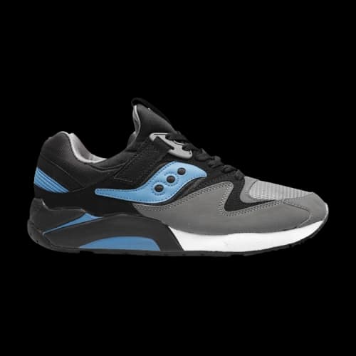 Saucony Grid 9000 'Black Grey Bright Blue'