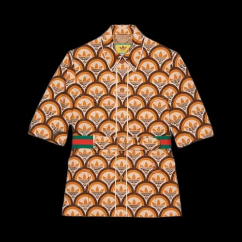 Gucci x adidas Interlocking G And Trefoil Jacket 'Beige/Brown'