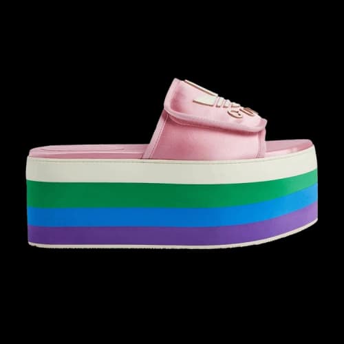 Adidas x Gucci Platform Sandal 'Pink Silk' (Women's)