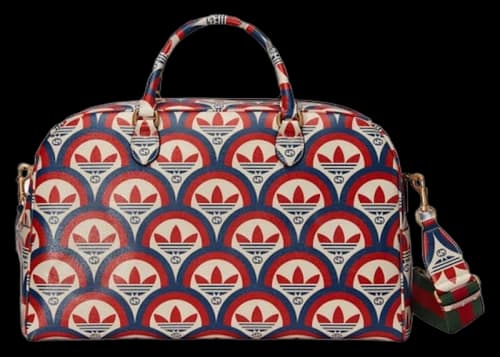 Gucci x adidas Large Duffle Bag Blue/Red