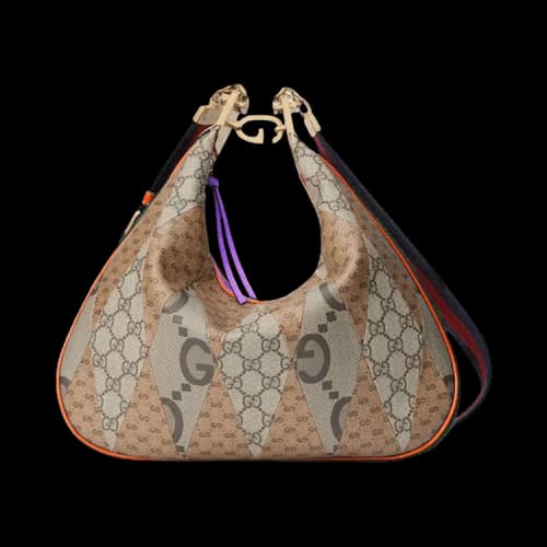 Gucci Attache Large Shoulder Bag 'Multicolor GG'