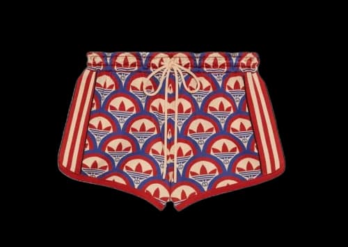 Gucci x adidas Jacquard Shorts Red/Blue