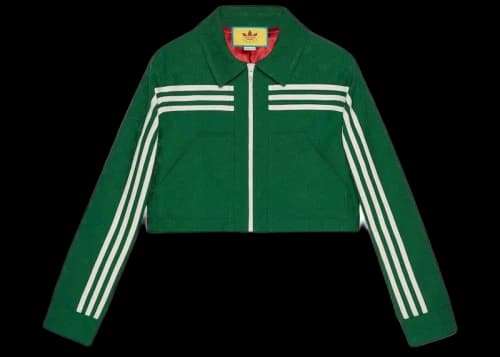 Gucci x adidas Jacquard Jacket Green