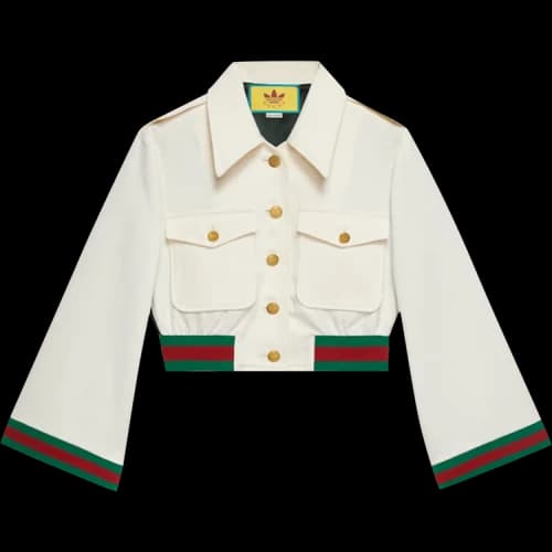 Gucci x adidas Web Jacket 'White/Green/Red'