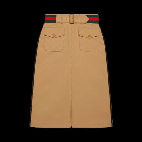 Gucci x adidas Jacquard Skirt 'Beige'