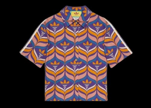 Gucci x adidas Interlocking G And Trefoil Shirt Orange Multicolor