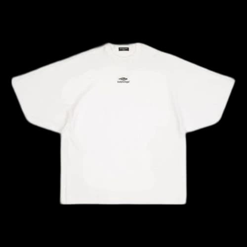 Balenciaga 3B Sports Icon Flat T-Shirt 'Ecru'