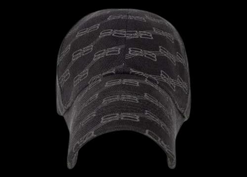 Balenciaga BB Monogram Cap Black