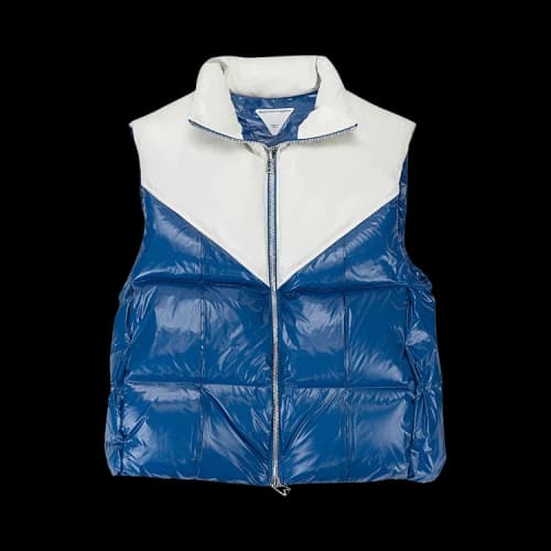 Bottega Veneta Puffer Vest 'White/Blue'