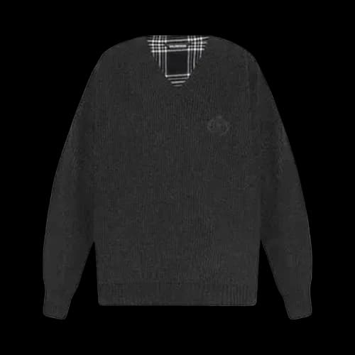 Balenciaga Hybrid V-Neck Shirt 'Grey'