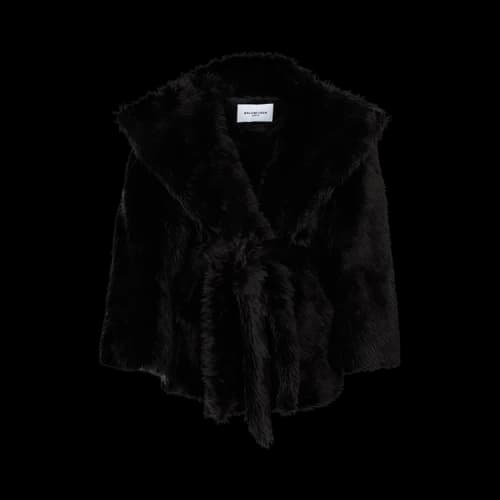 Balenciaga Teddy Sleeve Jacket 'Black'