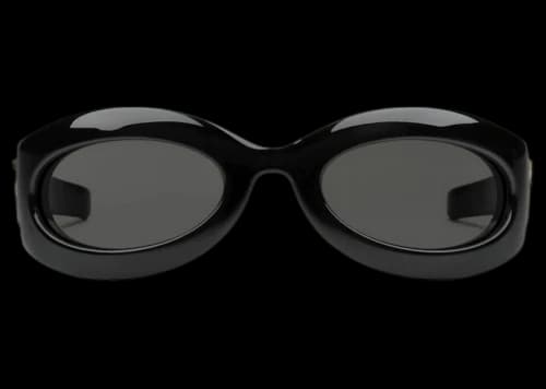 Gucci Geometric-Frame Sunglasses Shiny Black (705327 J1691 1012)