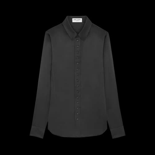 Saint Laurent Fitted Shirt 'Noir'