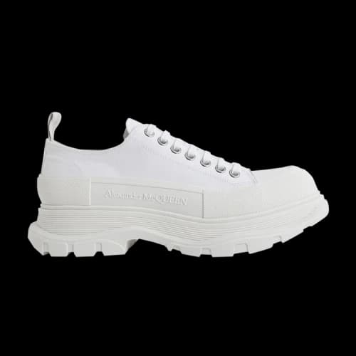 Alexander McQueen Tread Slick Lace Up 'Triple White'