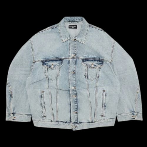 Balenciaga Twisted Sleeve Jacket 'Blue Skies'