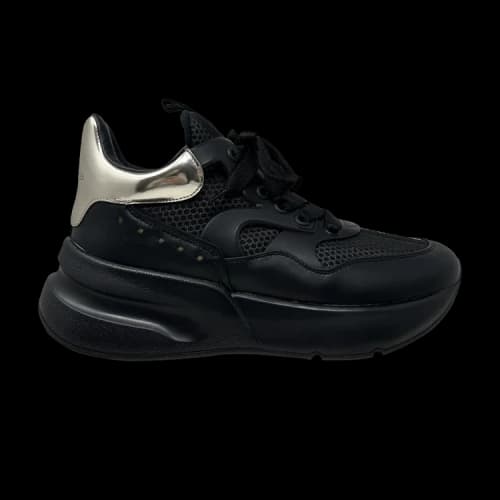Alexander McQueen Oversized Runner 'Black Silver'