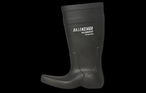 Balenciaga Excavator Boot Black Rubber