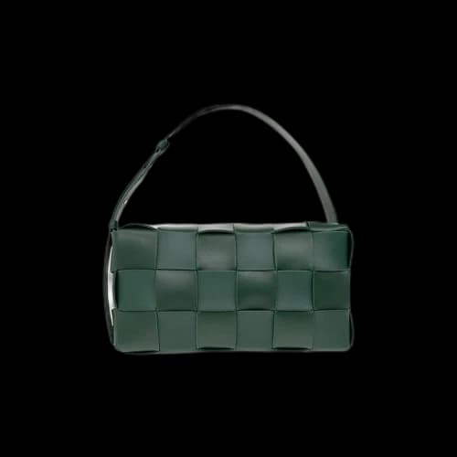 Bottega Veneta Brick Cassette Bag 'Raintree/Gold'