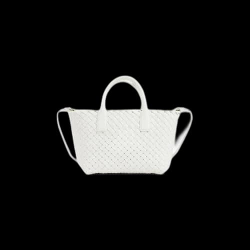 Bottega Veneta Mini Cabat Bag 'White/Gold'