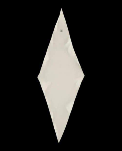 Givenchy Silk Logo Print Scarf White