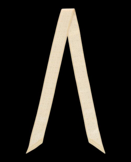 Givenchy 4G Logo Silk Bandeau Straw