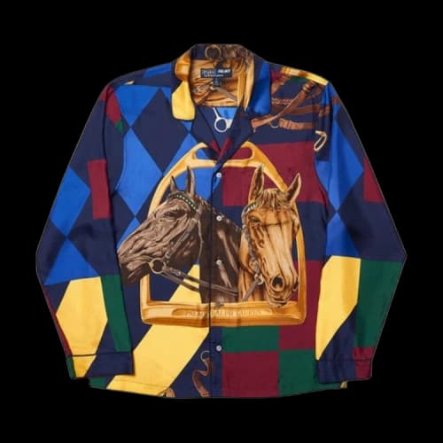 Palace x Ralph Lauren Pajama Top 'Engineered Equestrian Print'