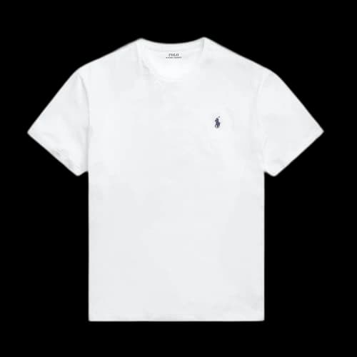 Polo Ralph Lauren Short-Sleeve Crewneck Classic Fit T-Shirt 'White'