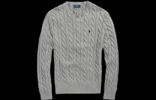 Polo Ralph Lauren Logo Embroidered Cable Knit Jumper