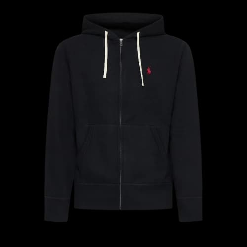 Polo Ralph Lauren Long-Sleeve Fleece Full-Zip Hoodie 'Polo Black'