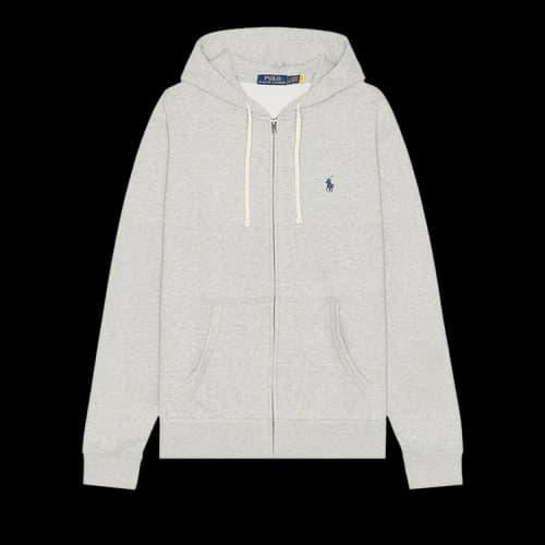 Polo Ralph Lauren Long-Sleeve Rl Fleece Full Zip Hoodie 'Andover Heather'