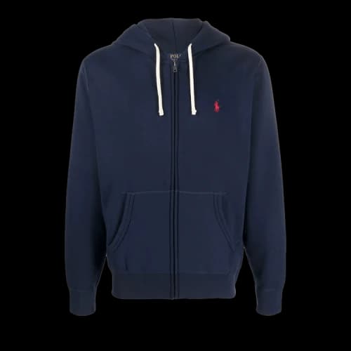 Polo Ralph Lauren Long-Sleeve Fleece Full-Zip Hoodie 'Cruise Navy'