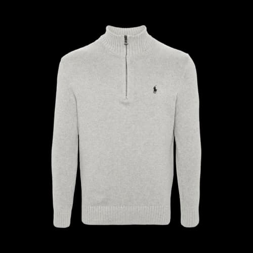 Polo Ralph Lauren Long-Sleeve Cotton Half-Zip Pullover 'Andover Heather'
