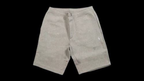 Polo Ralph Lauren Double Knit Tech Athletic Shorts Dark Sport Heather