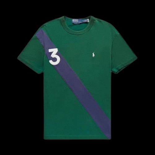 Polo Ralph Lauren Original Label Sash Stripe T-Shirt 'New Forest'