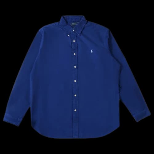 Polo Ralph Lauren Long-Sleeve Oxford Sport Shirt 'Chalet Blue'