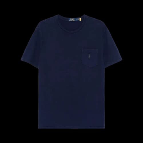Polo Ralph Lauren Short-Sleeve Cotton Linen T-Shirt 'Newport Navy'