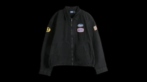 Polo Ralph Lauren L/S Canvas Lingmoor F1 Windbreaker Black