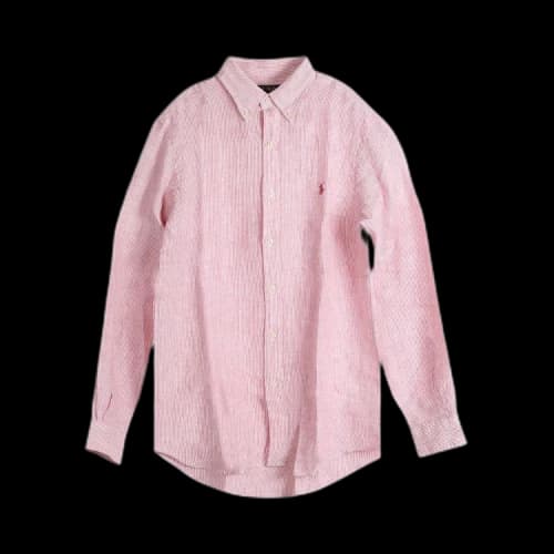 Polo Ralph Lauren Long-Sleeve Stripe Sport Shirt 'Fadirondack Berry/White'