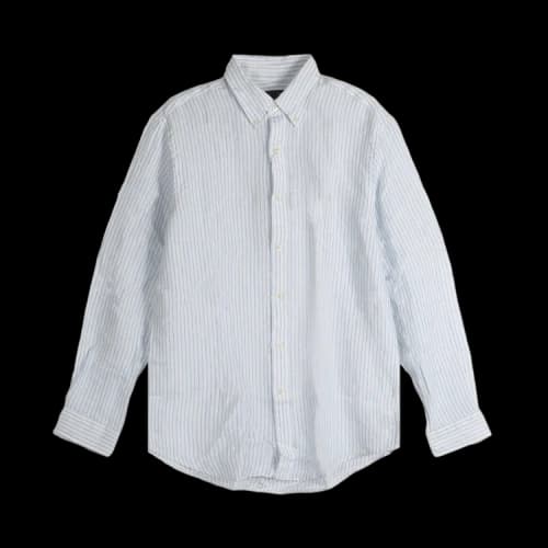 Polo Ralph Lauren Long-Sleeve Sport Shirt 'White Blue'