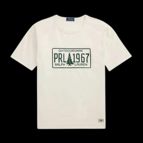 Polo Ralph Lauren Uneven Jersey Short-Sleeve T-Shirt 'Deckwash White'