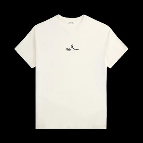 Polo Ralph Lauren Short-Sleeve Jersey Knit Script Graphic T-Shirt 'Deckwash White'