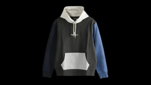 Polo Ralph Lauren Long Sleeve Double Knit Tech Script Hoodie Dark Charcoal Heather Multicolor