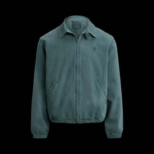Polo Ralph Lauren Long-Sleeve Heritage Twill Rigid Denim Windbreaker 'Hallett'