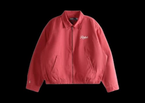 Polo Ralph Lauren Long-Sleeve Twill Ralph Script Windbreaker Jacket Nantucket Red