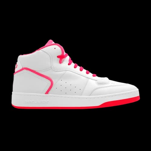 Saint Laurent SL-80 Mid 'White Neon Pink'