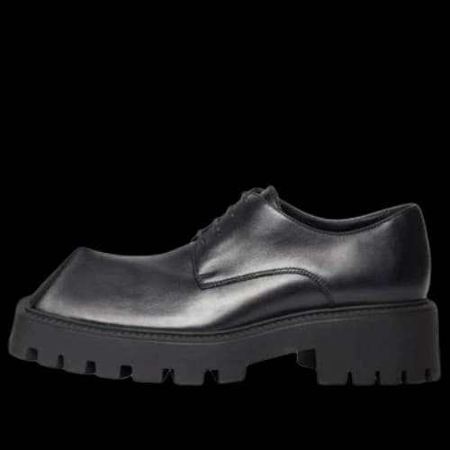 Balenciaga Rhino Derby Shoes 'Black Smooth Calfskin' (Women's)